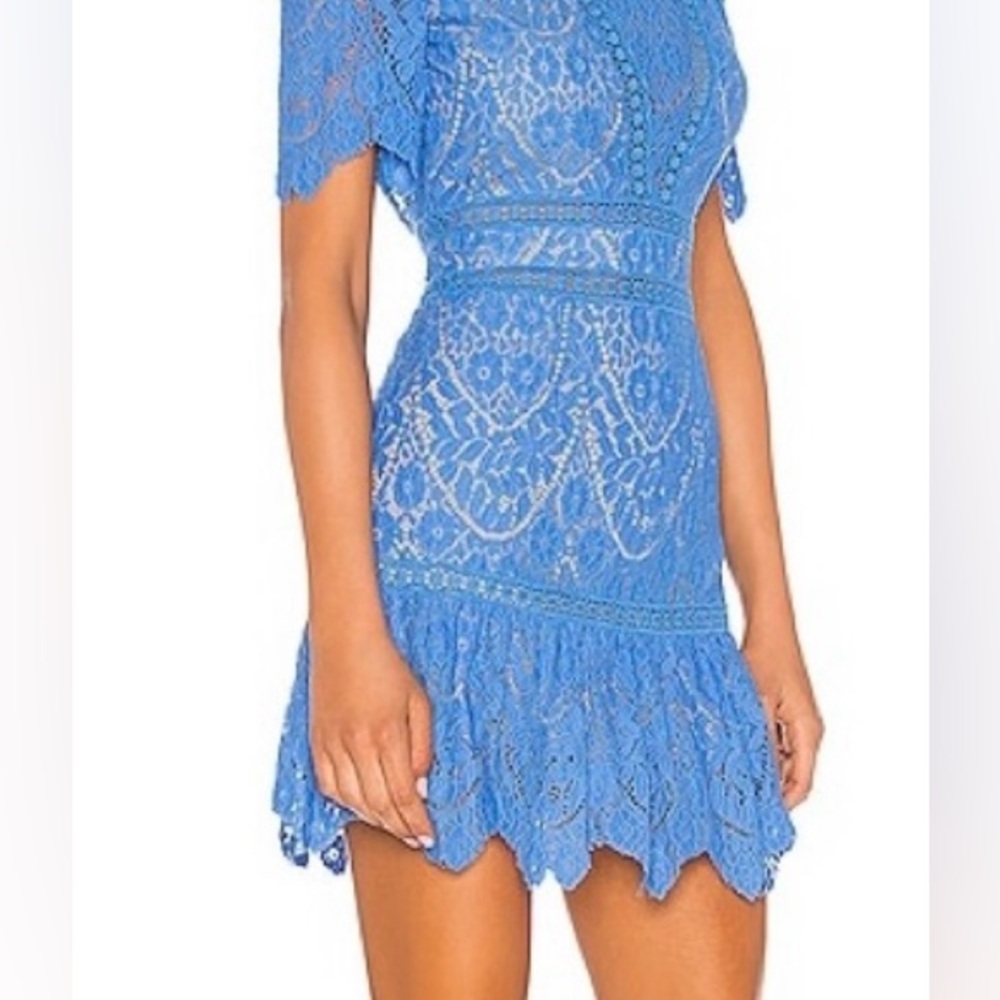 NWT REVOLVE Darian Dress in Blue - Picture 2 of 5